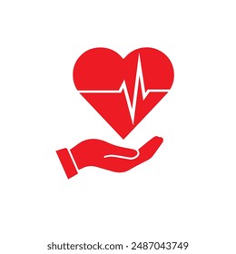 AED,automated external defibrillator aed sign with heart