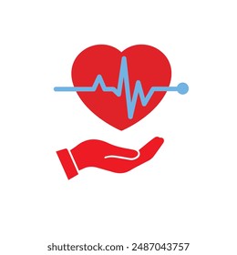 AED,automated external defibrillator aed sign with heart