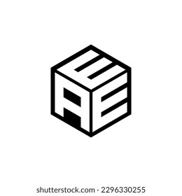 AEE letter logo design in illustration. Vector logo, calligraphy designs for logo, Poster, Invitation, etc.