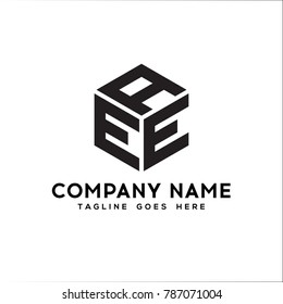 AEE Letter logo template