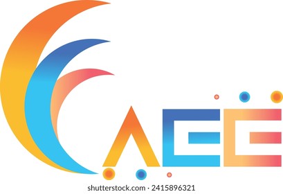 AEE letter technology logo design on white background. AEE creative initials letter business logo concept. AEE uppercase monogram logo and typography for technology, business and real estate brand.
