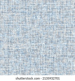 Aegean teal mottled patterned linen texture blue background. Summer coastal living style home decor fabric effect.Watercolor texture repeat modern pattern