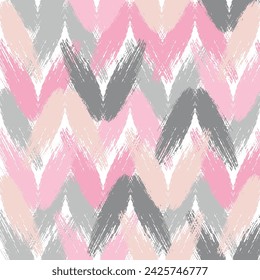 Aegean teal mottled stripe patterned linen texture background.  Pink wave cartoon background