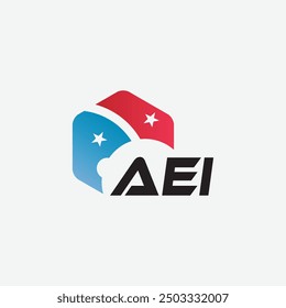 AEI letter logo design on white background. Creative  modern AEI letter logo design. Vector design.
Letters AEI, AEI logo  vector template.