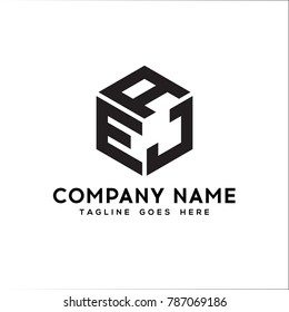 AEJ Letter logo template