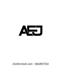 aej letter original monogram logo design
