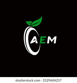 AEM kreatives Logo für minimalistische Buchstaben. AEM einzigartige Vektor Initialen Alphabet Buchstaben Logo Design 
