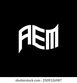 AEM logo design, AEM simple and modern logo. AEM luxurious alphabet design  

