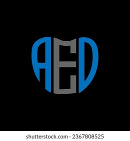 AEO letter logo creative design. AEO unique design.
