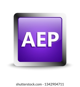 aep format icon. vector illustration 