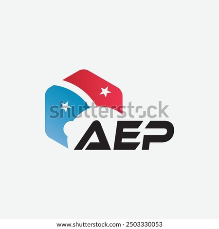 AEP letter logo design on white background. Creative  modern AEP letter logo design. Vector design.
Letters AEP, AEP logo  vector template.