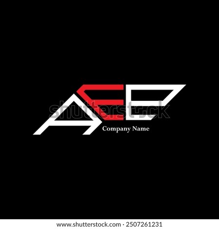 AEP logo design, AEP simple and modern logo. AEP luxurious alphabet design  