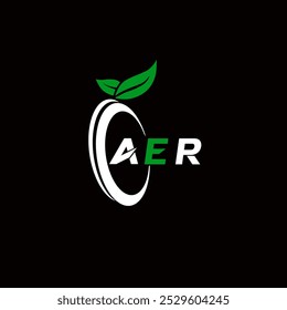 Logotipo de carta criativa minimalista. AER vetor exclusivo iniciais alfabeto letra logotipo design 
