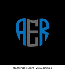 AER letter logo creative design. AER unique design.
