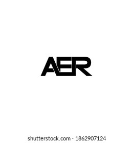 aer letter original monogram logo design