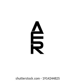 aer letter original monogram logo design