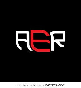 AER logo design, AER simple and modern logo. AER luxurious alphabet design  