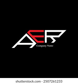 AER logo design, AER simple and modern logo. AER luxurious alphabet design  