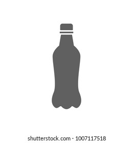 Aerated water bottle icon vector