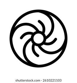 Aeration Icon Vector Symbol Design Illustration