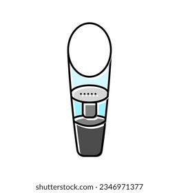 aerator wine color icon vector. aerator wine sign. isolated symbol illustration