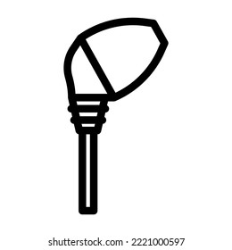 aerator wine line icon vector. aerator wine sign. isolated contour symbol black illustration