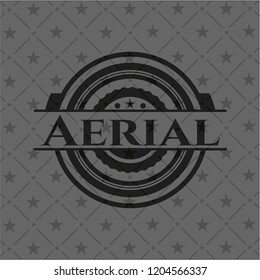 Aerial dark badge
