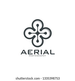 aerial drone camera photography, spy, view, logo template