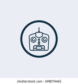 Aerial drone remote control icon