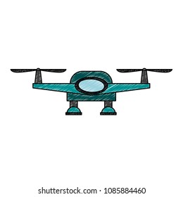 Aerial drone technology scribble