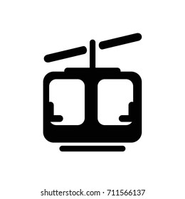 aerial lift symbol icon