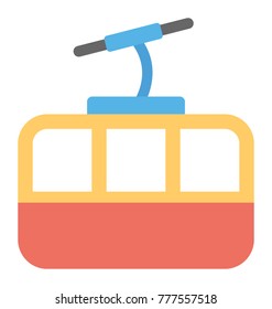 
Am aerial lift which consists of a continuously circulating steel cable loop strung between two end terminals
