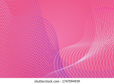 Aerial light mesh and pink background