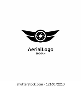 aerial logo icon designs vector