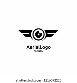 aerial logo icon designs vector