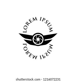 aerial logo icon designs vector