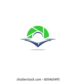 aerial photography vector logo