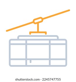 Aerial tramway icon, suitable for a wide range of digital creative projects. Happy creating.