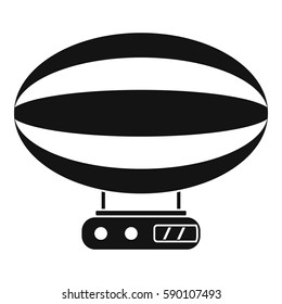 Aerial transportation icon. Simple illustration of aerial transportation vector icon for web