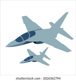 aermacchi modern light jetfighter vector design