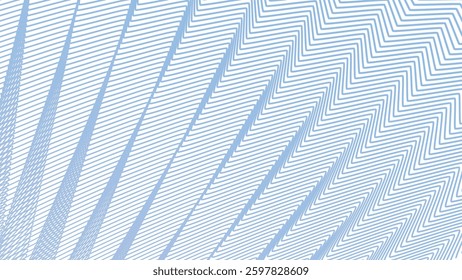 Aero Blue wave line stripes pattern background for fabric style