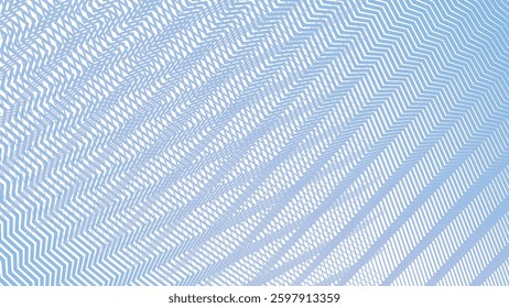 Aero Blue Zig zag line stripes pattern background for fabric style
