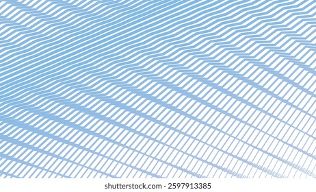 Aero Blue Zig zag line stripes pattern background for fabric style