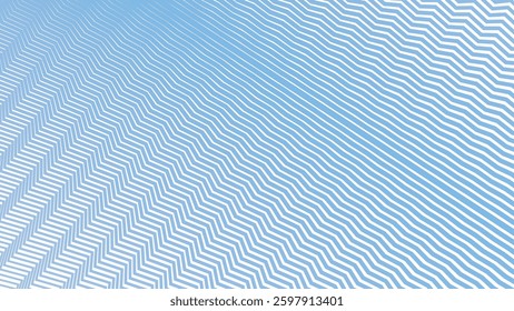 Aero Blue Zig zag line stripes pattern background for fabric style