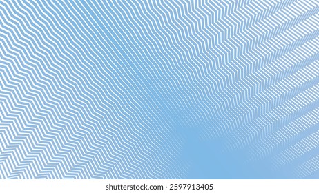 Aero Blue Zig zag line stripes pattern background for fabric style