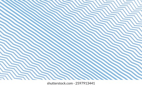 Aero Blue Zig zag line stripes pattern background for fabric style
