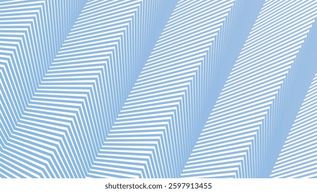 Aero Blue Zig zag line stripes pattern background for fabric style