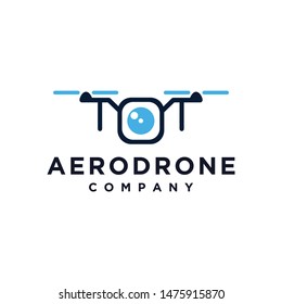 aero drone camera photography vector icon logo design