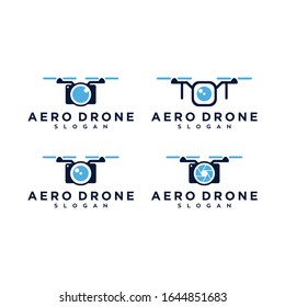 aero drone vector logo design
