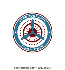 Aero logo, aero-modeling logo